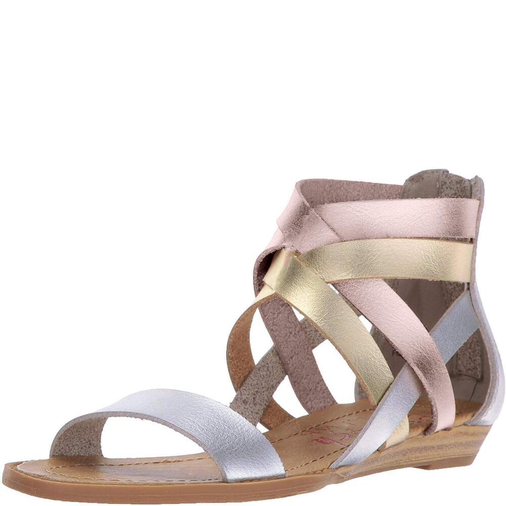Blowfish Kids Girls Billa K Sandals Metallic 12.5 Little Kid M